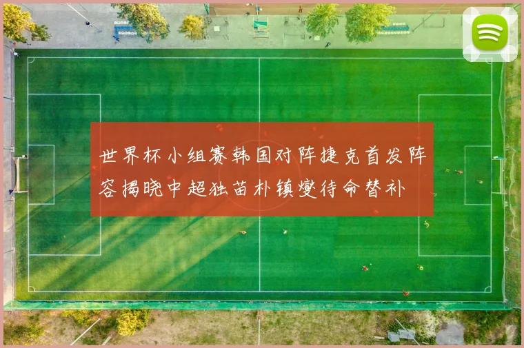 世界杯小组赛韩国对阵捷克首发阵容揭晓中超独苗朴镇燮待命替补